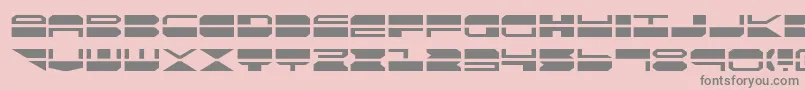 quickmark Font – Gray Fonts on Pink Background