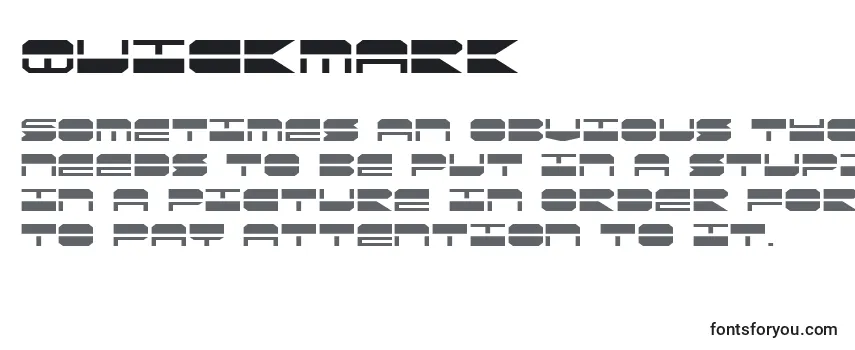 Przegląd czcionki Quickmark (137883)