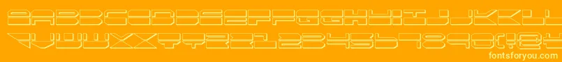 quickmark3d Font – Yellow Fonts on Orange Background