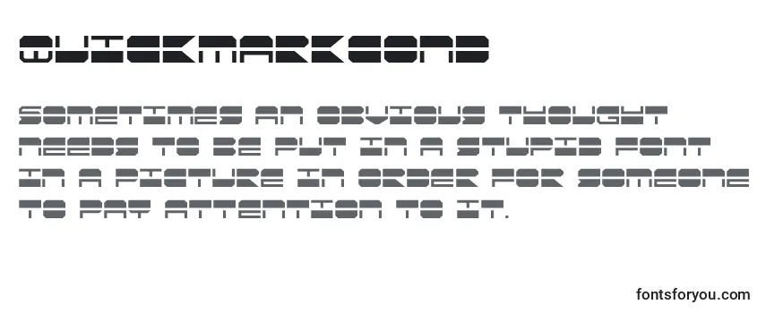 Quickmarkcond Font