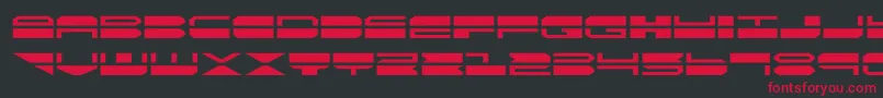 quickmarkexpand Font – Red Fonts on Black Background
