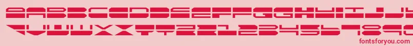 quickmarkexpand Font – Red Fonts on Pink Background