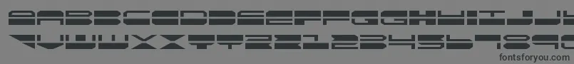 フォントquickmarkexpand – 黒い文字の灰色の背景