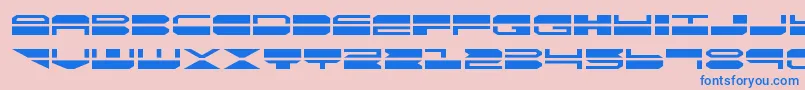 quickmarkexpand Font – Blue Fonts on Pink Background