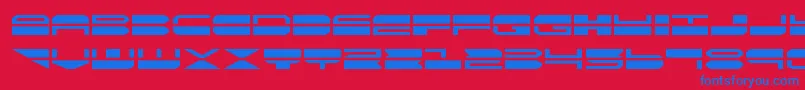 フォントquickmarkexpand – 赤い背景に青い文字