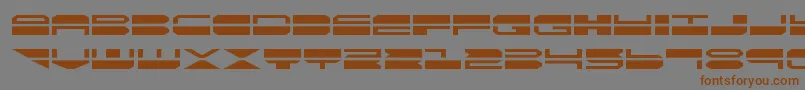 quickmarkexpand Font – Brown Fonts on Gray Background