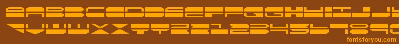 quickmarkexpand Font – Orange Fonts on Brown Background