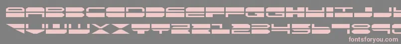 quickmarkexpand Font – Pink Fonts on Gray Background