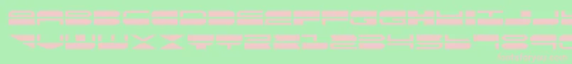 quickmarkexpand Font – Pink Fonts on Green Background