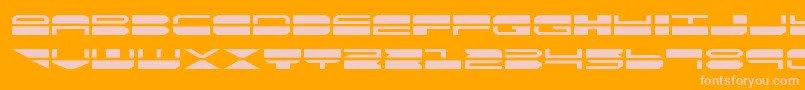quickmarkexpand Font – Pink Fonts on Orange Background