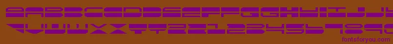 quickmarkexpand Font – Purple Fonts on Brown Background