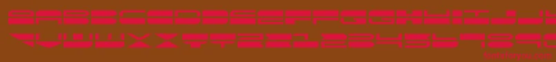 quickmarkexpand Font – Red Fonts on Brown Background