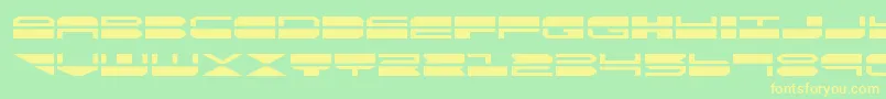 quickmarkexpand Font – Yellow Fonts on Green Background