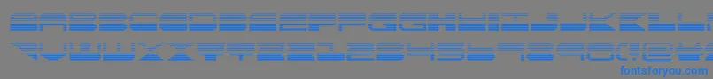 quickmarkgrad Font – Blue Fonts on Gray Background