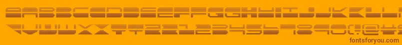 quickmarkgrad Font – Brown Fonts on Orange Background