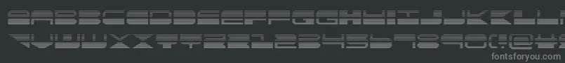 quickmarkgrad Font – Gray Fonts on Black Background