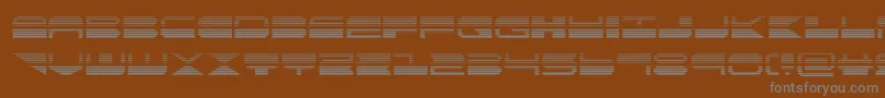 quickmarkgrad Font – Gray Fonts on Brown Background