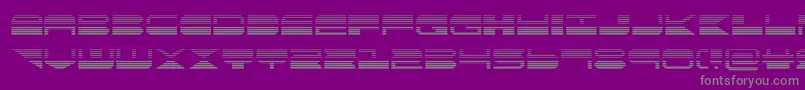 quickmarkgrad-Schriftart – Graue Schriften auf violettem Hintergrund