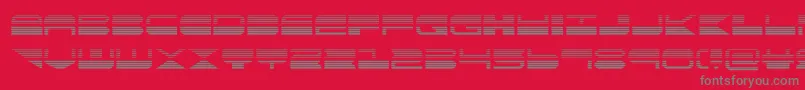 quickmarkgrad Font – Gray Fonts on Red Background