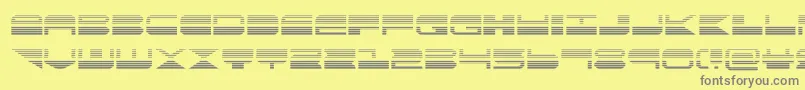 quickmarkgrad Font – Gray Fonts on Yellow Background