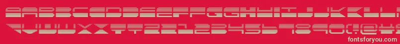 quickmarkgrad Font – Green Fonts on Red Background