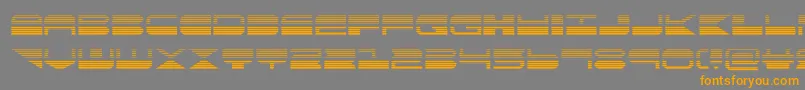 quickmarkgrad Font – Orange Fonts on Gray Background