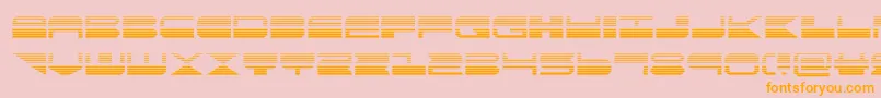 quickmarkgrad Font – Orange Fonts on Pink Background