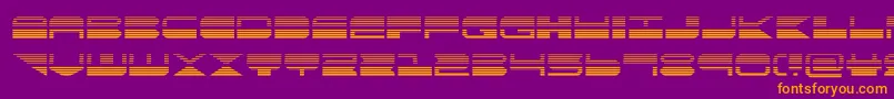 quickmarkgrad Font – Orange Fonts on Purple Background