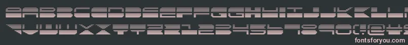 quickmarkgrad Font – Pink Fonts on Black Background