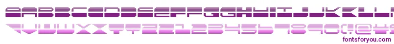 フォントquickmarkgrad – 紫色のフォント