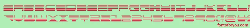 quickmarkgrad Font – Red Fonts on Green Background