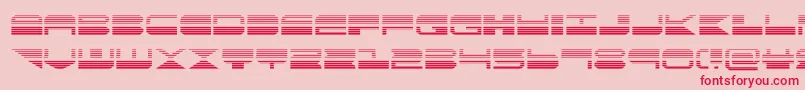 quickmarkgrad Font – Red Fonts on Pink Background