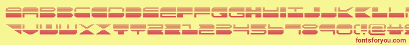 quickmarkgrad Font – Red Fonts on Yellow Background