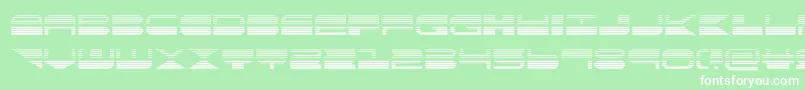 quickmarkgrad Font – White Fonts on Green Background
