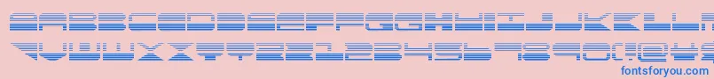 quickmarkgrad Font – Blue Fonts on Pink Background