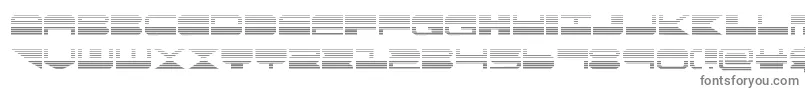 quickmarkgrad-fontti – harmaat kirjasimet valkoisella taustalla