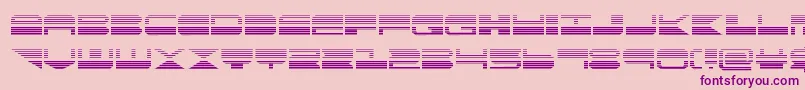 quickmarkgrad Font – Purple Fonts on Pink Background