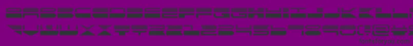 quickmarkhalf Font – Black Fonts on Purple Background