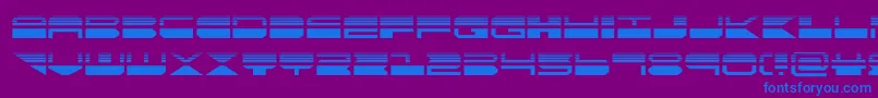 quickmarkhalf Font – Blue Fonts on Purple Background