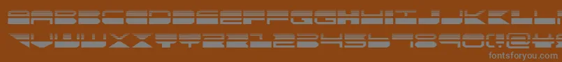 quickmarkhalf Font – Gray Fonts on Brown Background