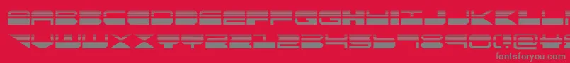 quickmarkhalf Font – Gray Fonts on Red Background