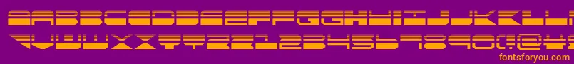 quickmarkhalf Font – Orange Fonts on Purple Background