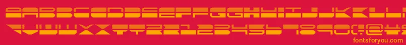 quickmarkhalf Font – Orange Fonts on Red Background