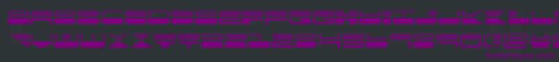 quickmarkhalf Font – Purple Fonts on Black Background