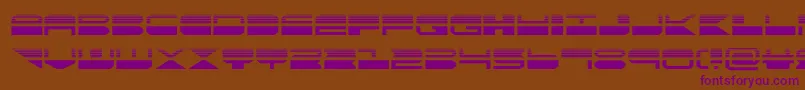 quickmarkhalf Font – Purple Fonts on Brown Background