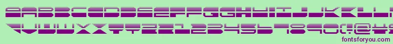 quickmarkhalf Font – Purple Fonts on Green Background