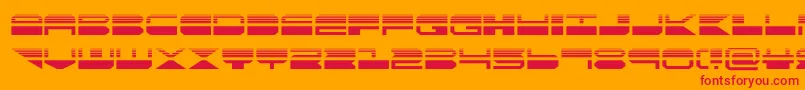 quickmarkhalf Font – Red Fonts on Orange Background