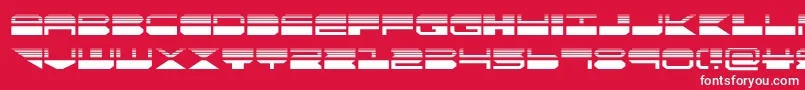 quickmarkhalf Font – White Fonts on Red Background