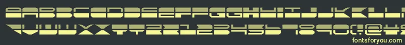 quickmarkhalf Font – Yellow Fonts on Black Background