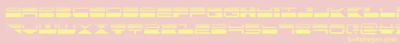 quickmarkhalf Font – Yellow Fonts on Pink Background